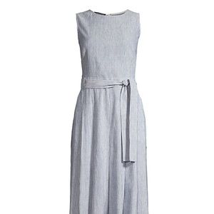 Lafayette 148 Arthur pin Stripe Jumpsuit